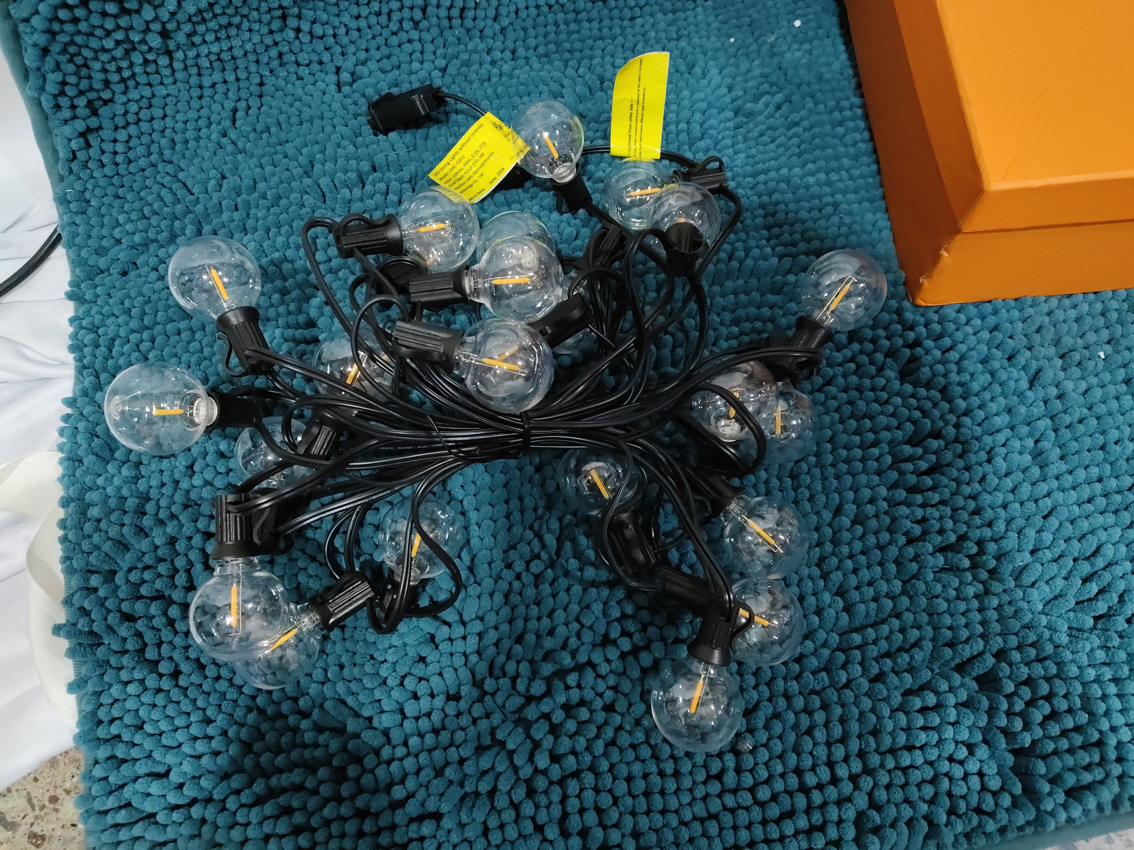 Outdoor G40 Lamp String Wasserdichte Kugel Festival LED-Lichterkette