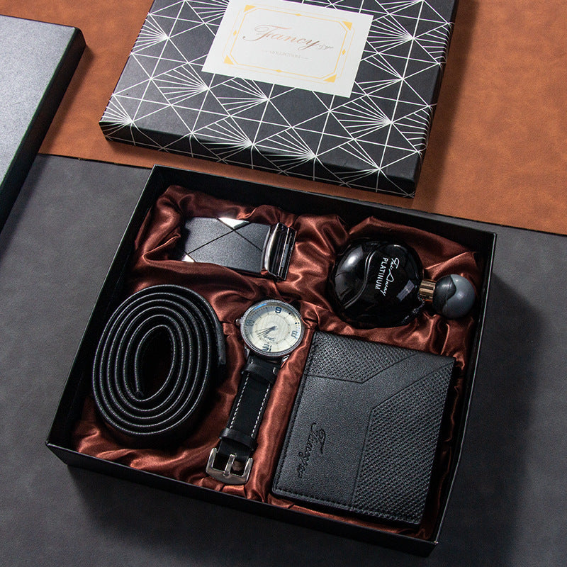 Grenzüberschreitendes Geschenk für Männer, Geschäftsgeschenk, Anzug, Gürtel, Brieftasche ,Weihnachtsgeschenk