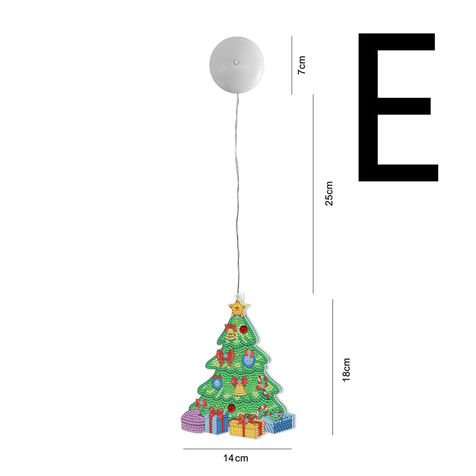 LED-Vitrinenfenster-Partydekorationsleuchten mit Saugnäpfen