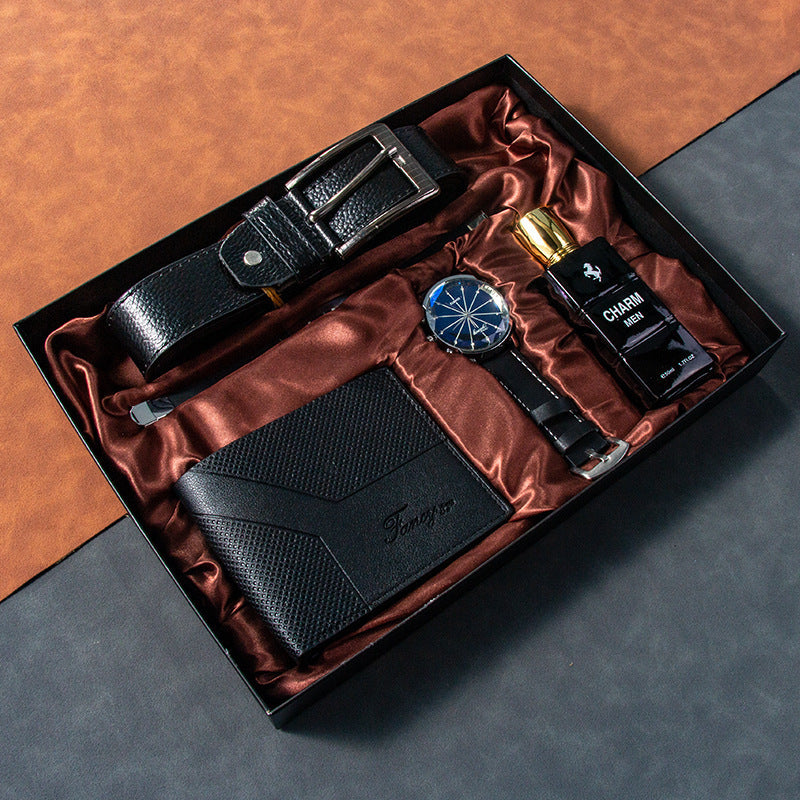 Grenzüberschreitendes Geschenk für Männer, Geschäftsgeschenk, Anzug, Gürtel, Brieftasche ,Weihnachtsgeschenk