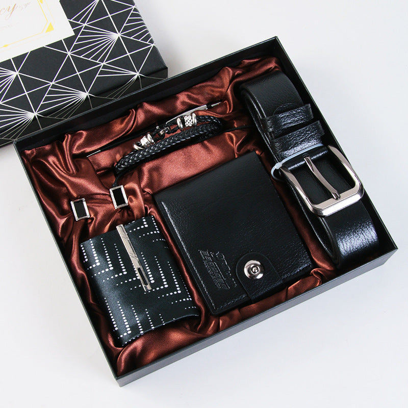 Grenzüberschreitendes Geschenk für Männer, Geschäftsgeschenk, Anzug, Gürtel, Brieftasche ,Weihnachtsgeschenk