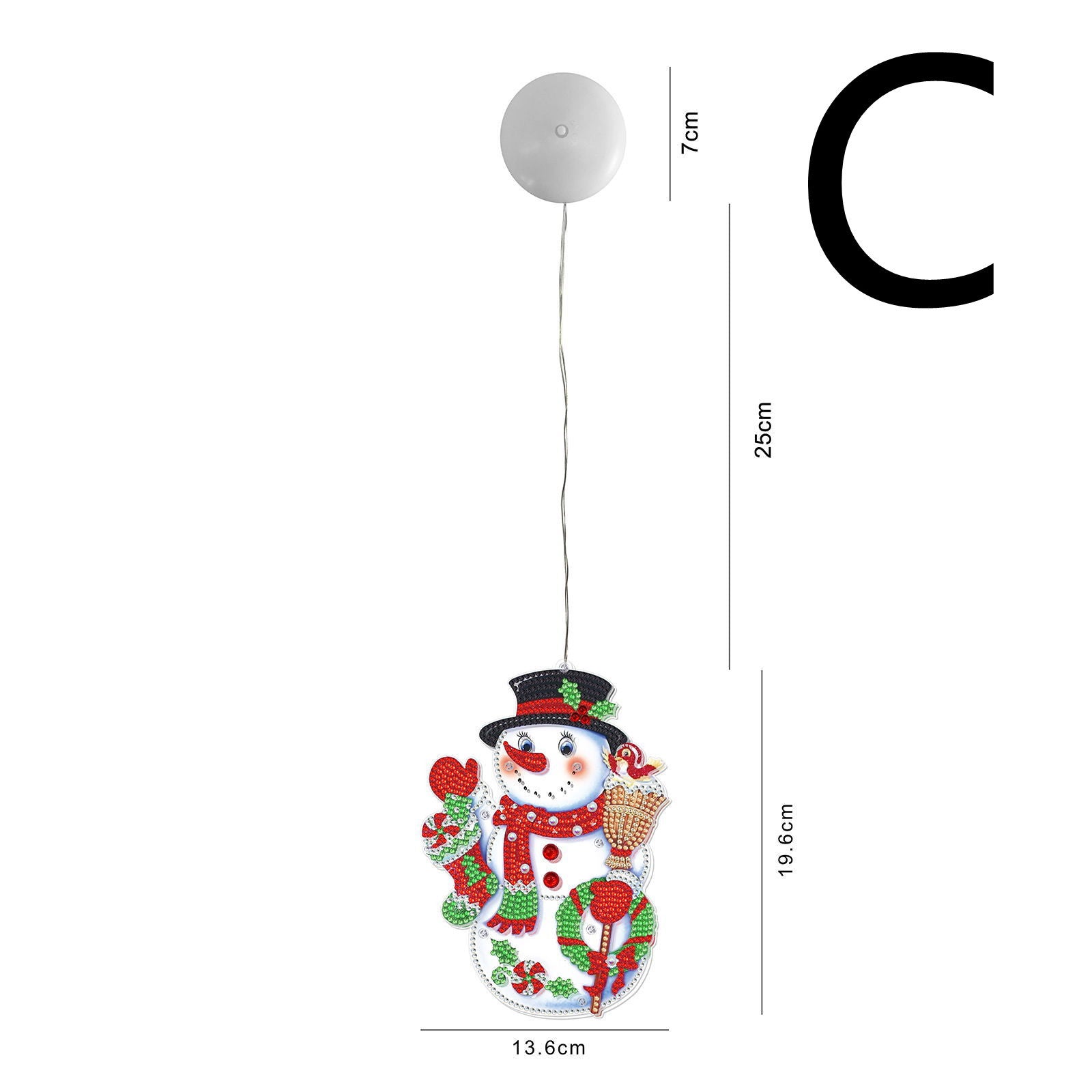 LED-Vitrinenfenster-Partydekorationsleuchten mit Saugnäpfen